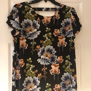 LOFT short sleeve blouse